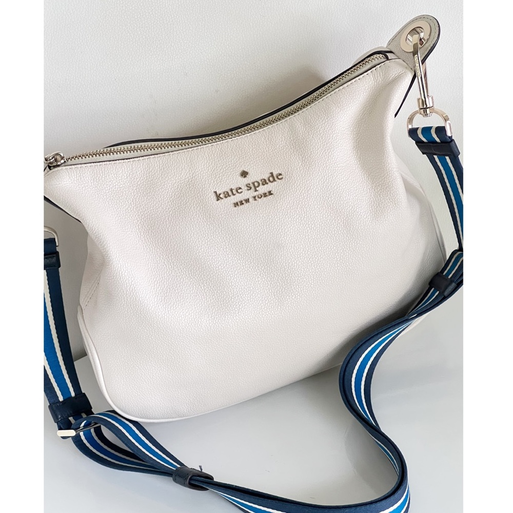Kate Spade White Leather Rosie Crossbody Bag Purse